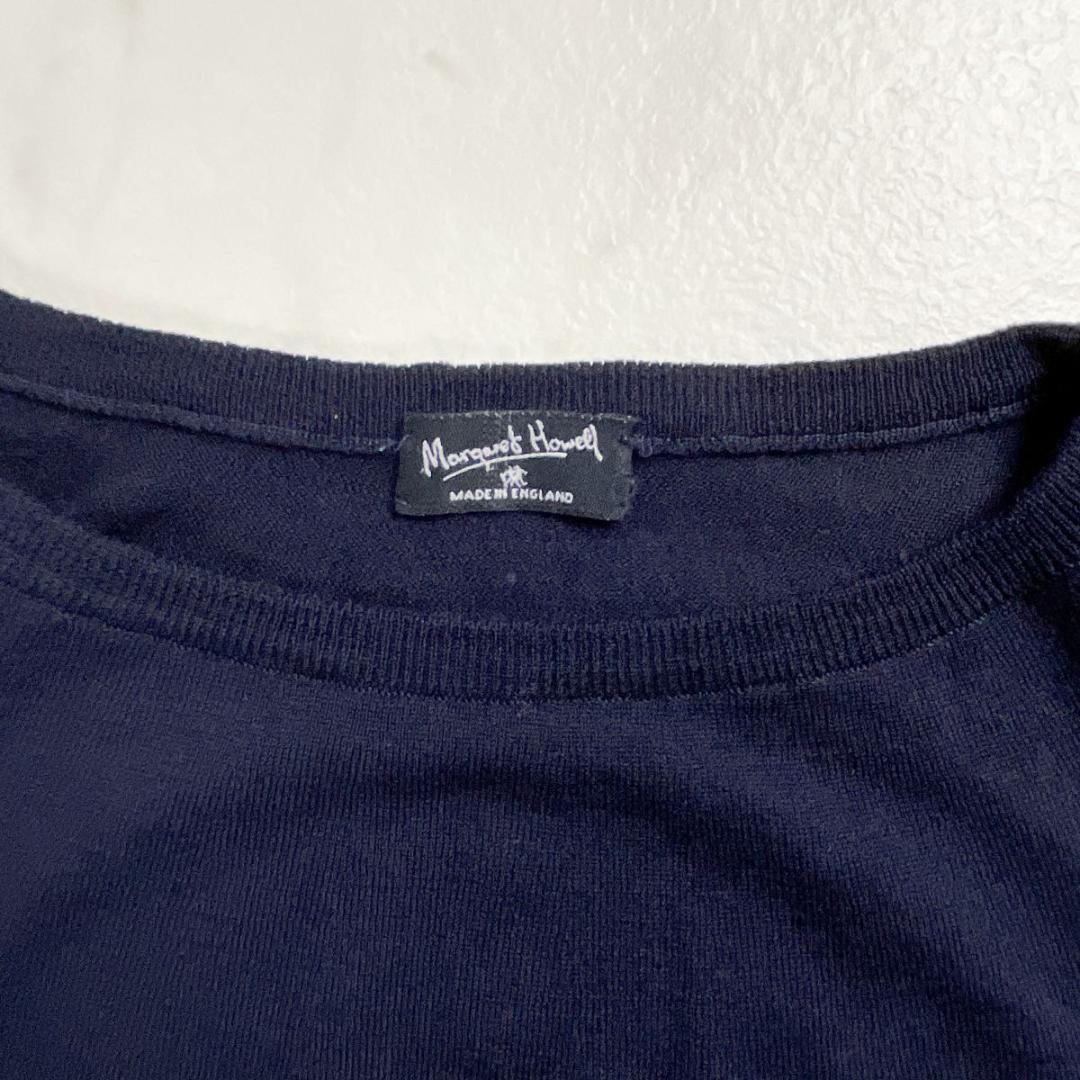 Margaret Howell 90s Wool Knit, Navy, Size S *BD237