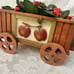 Boyds Bears Rolling Wheeled Apple Wagon