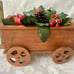 Boyds Bears Rolling Wheeled Apple Wagon