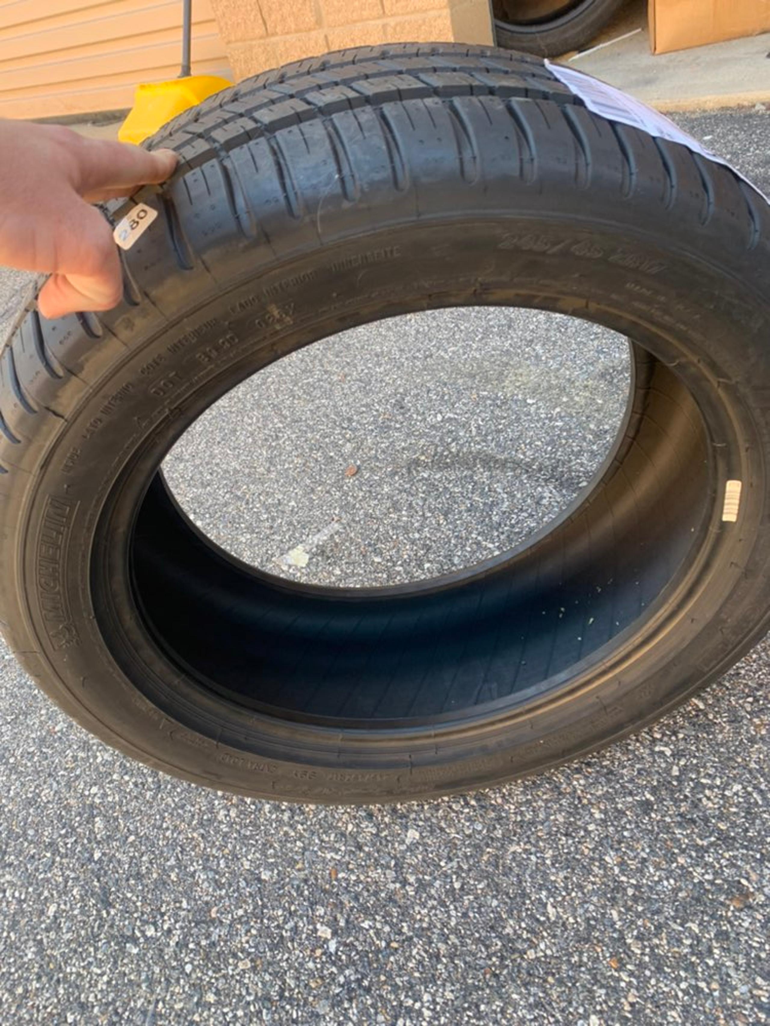 Brand New Michelin Tires 245/45 R17. Set of 4.
