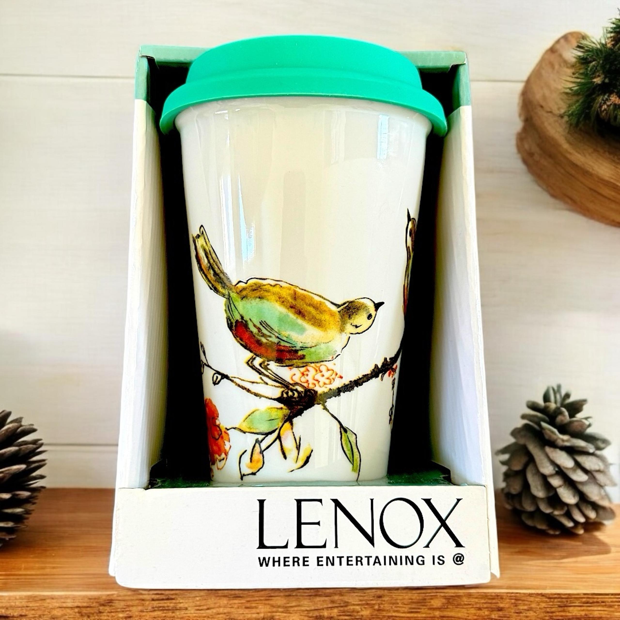 NWT  Lenox   Chirp Thermal Travel Mug