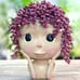 Face Flower Pot Head Planter Open Eyes Succulent Plant DIY Gifts Ideal Decor