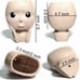 Face Flower Pot Head Planter Open Eyes Succulent Plant DIY Gifts Ideal Decor