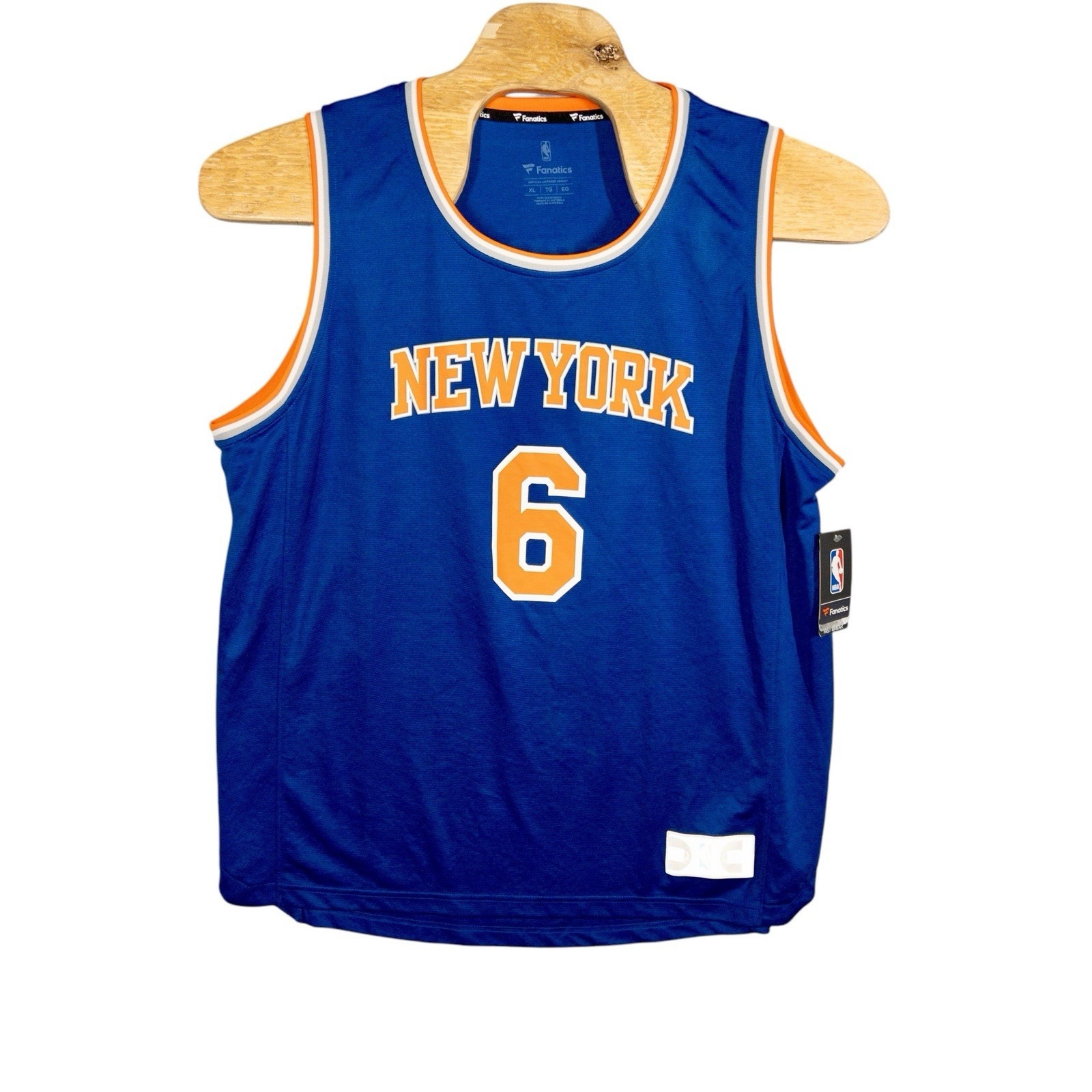 NWT NBA NY Knicks Kristaps Porzingis Basketball Jersey Mens XL