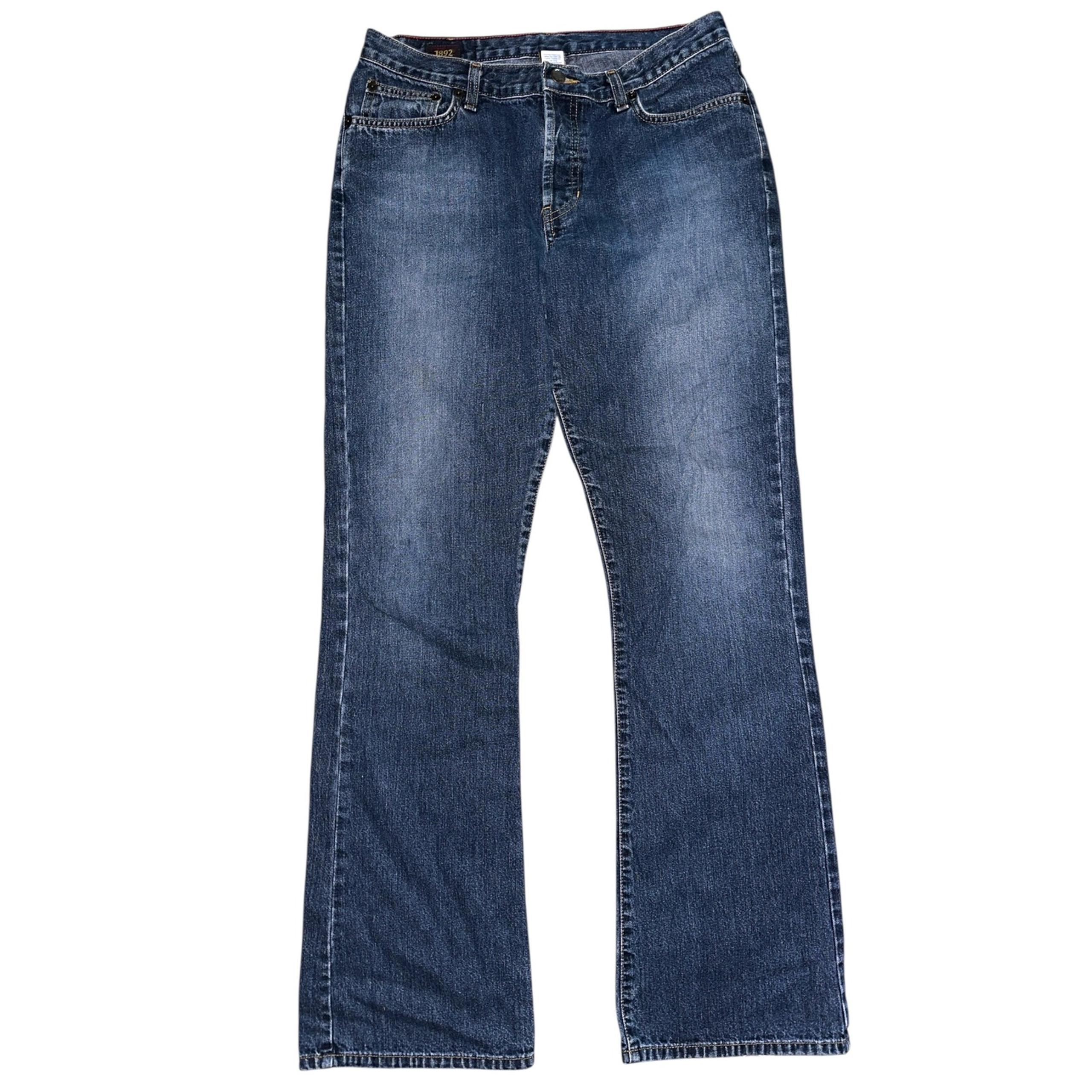 A8 Abercrombie & Fitch Flare Leg Jeans Dark Wash Denim Y2K Style Women's 6L