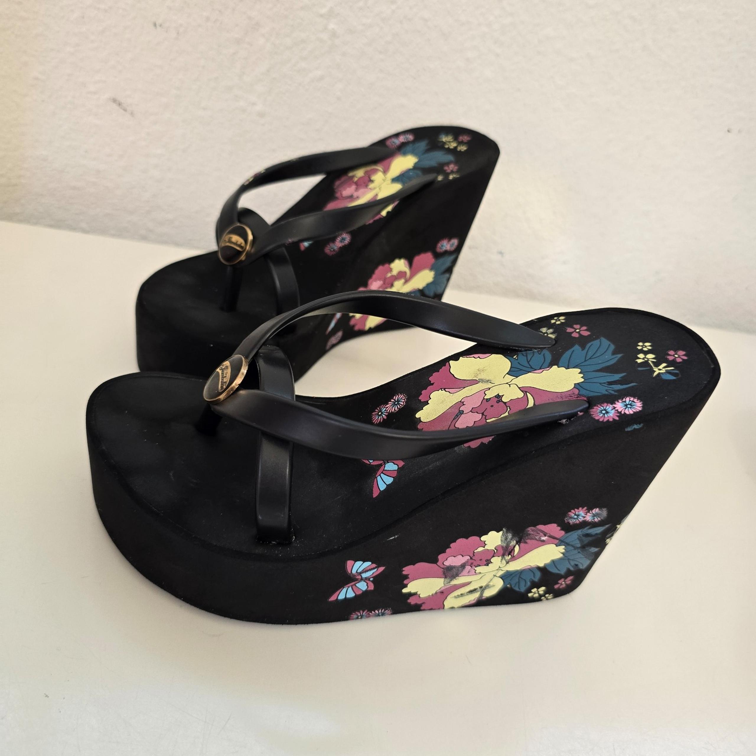 Juicy Couture Y2K Women's Platform Wedge Sandals Size 6