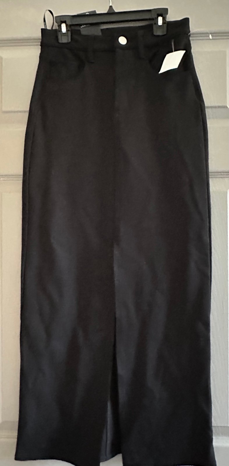 BLANK NYC NWT SZ 24 MIDNIGHT TRAIN PENCIL SKIRT FRONT SLIT