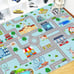 Kids Car Rug, 2' 7 x 4' City Life Traffic Road Playmat for Toy Cars Trains