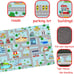 Kids Car Rug, 2' 7 x 4' City Life Traffic Road Playmat for Toy Cars Trains
