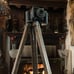Antique Camera Kodak with Antique Wood Tripod