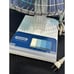 Vintage Panasonic Oscillating Fan F-1205 Translucent Blue Blades