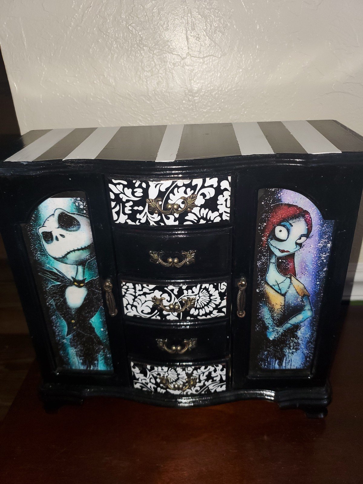 Nightmare before Christmas jewelry box Handpainted