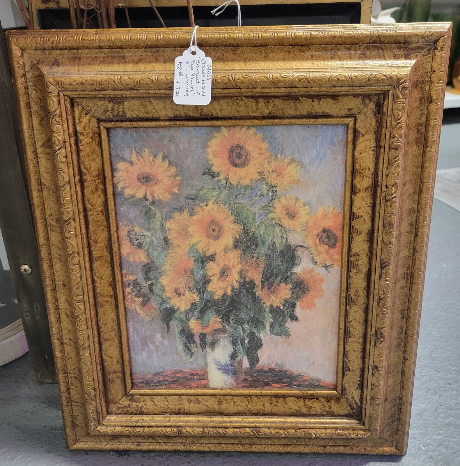 Claude monet oil painting