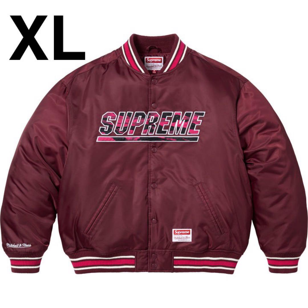 Size XL Camo Logo Varsity Jacket