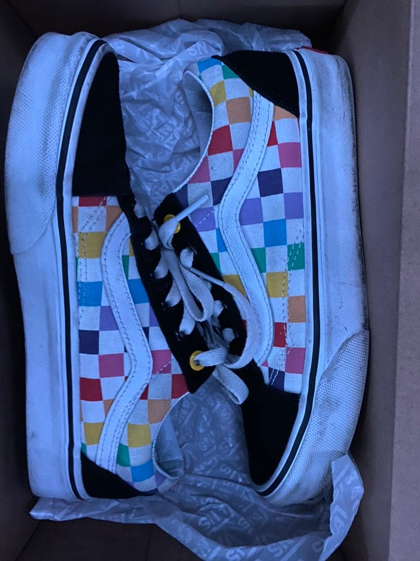 VANS Checkerboard old skool rainbow