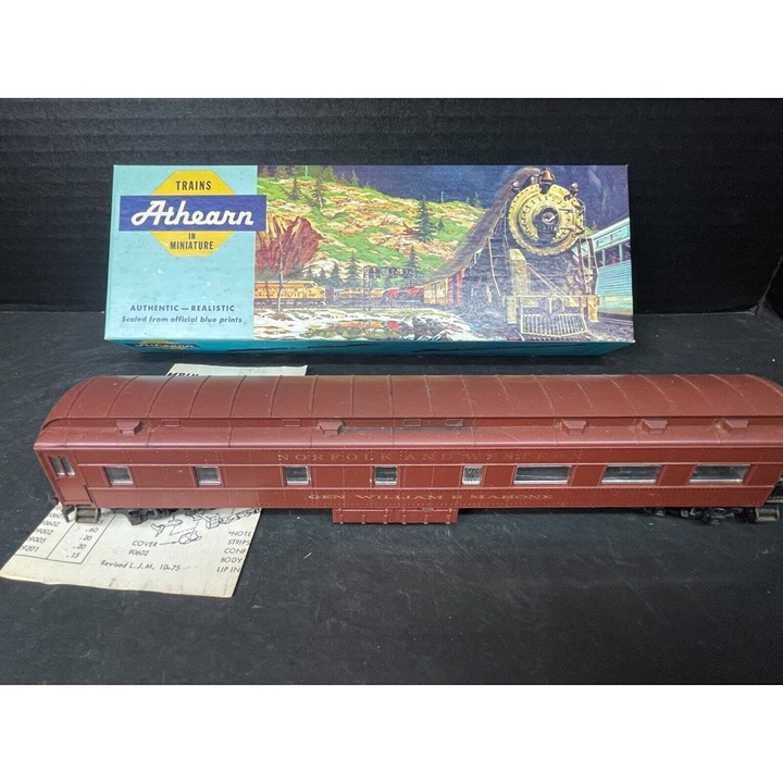 Athearn Trains Miniature Norfolk Western Gen William Mahone Cleres Roof Bev-Bel