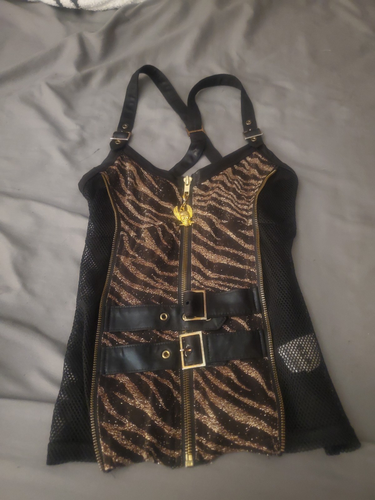 D.i.a. spec mesh tank top