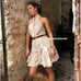 ZARA BLOGGER FAVE!!! Mini Dress with Flounced Hem NWT (M)