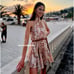 ZARA BLOGGER FAVE!!! Mini Dress with Flounced Hem NWT (M)
