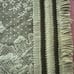 American Vintage Green floral Bates Dual king size Bedspread with fringe