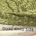 American Vintage Green floral Bates Dual king size Bedspread with fringe