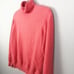 100% Cashmere Turtleneck Sweater Coral M