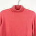 100% Cashmere Turtleneck Sweater Coral M