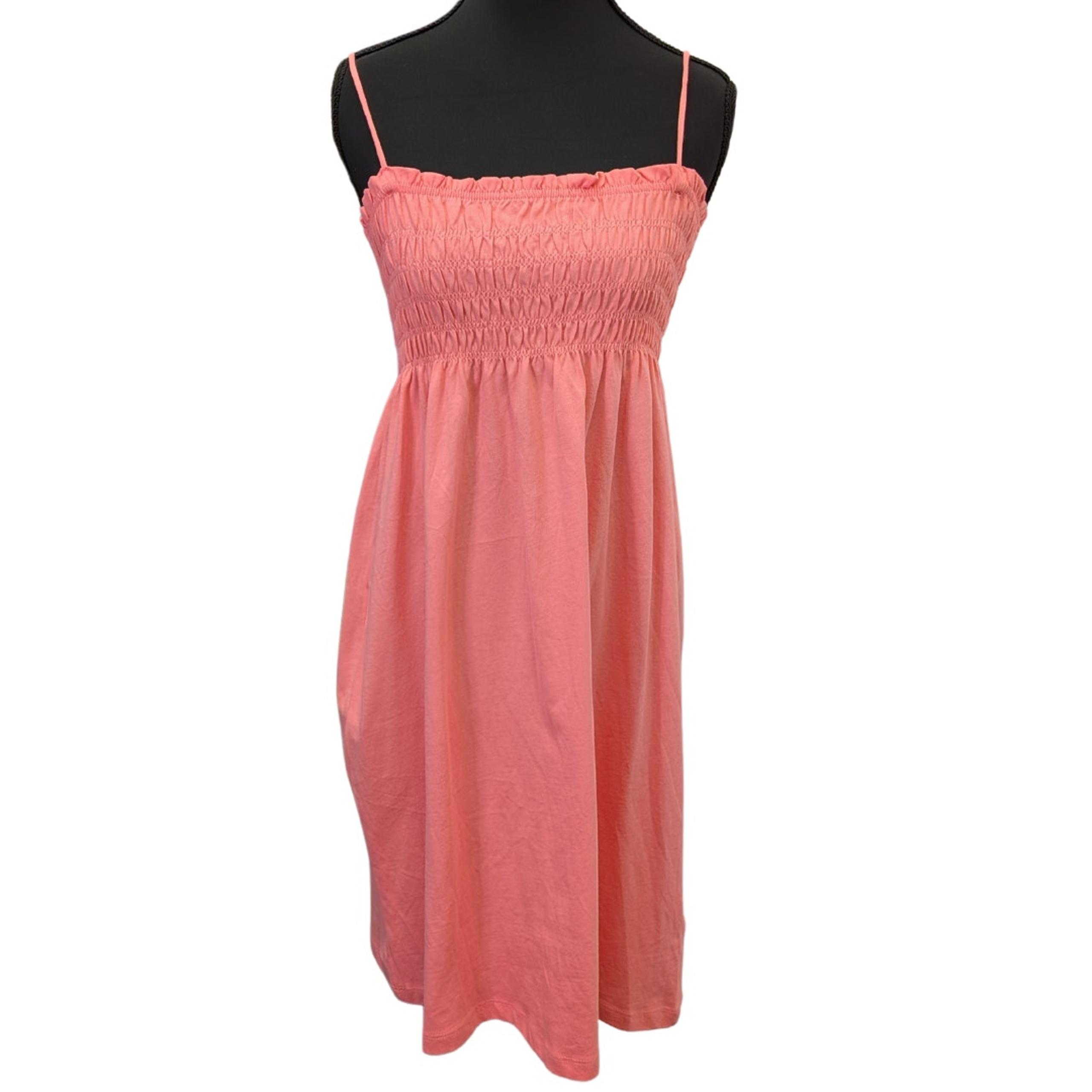 H&M Label of Graded Goods Coral Pink Knee-Length Sundress | Women's 8/10