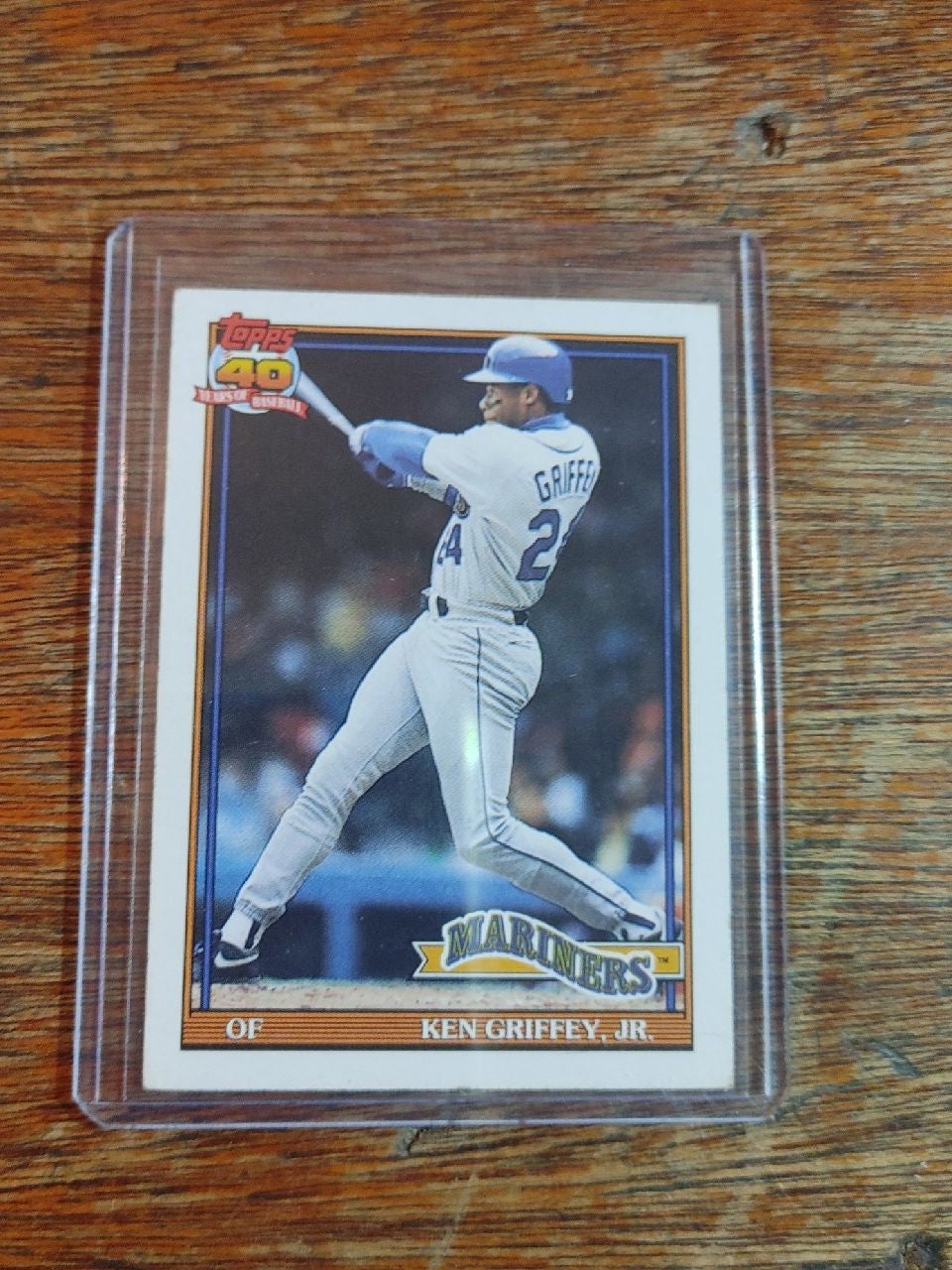 Ken Griffey Jr. 91' topps card