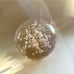 Blown Glass Bubble Sphere + LED Light
