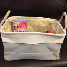 Canvas Laundry Room Storage