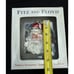 Brand New! Fitz & Floyd Blown Glass Christmas Ornament JOSN Santa Head