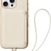 ZVE for iPhone 13 ProMax Wallet Case with Wrist Strap, Zipper Ph