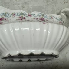 Antique Carl Tielsch of Germany Porcelain Gravy Boat