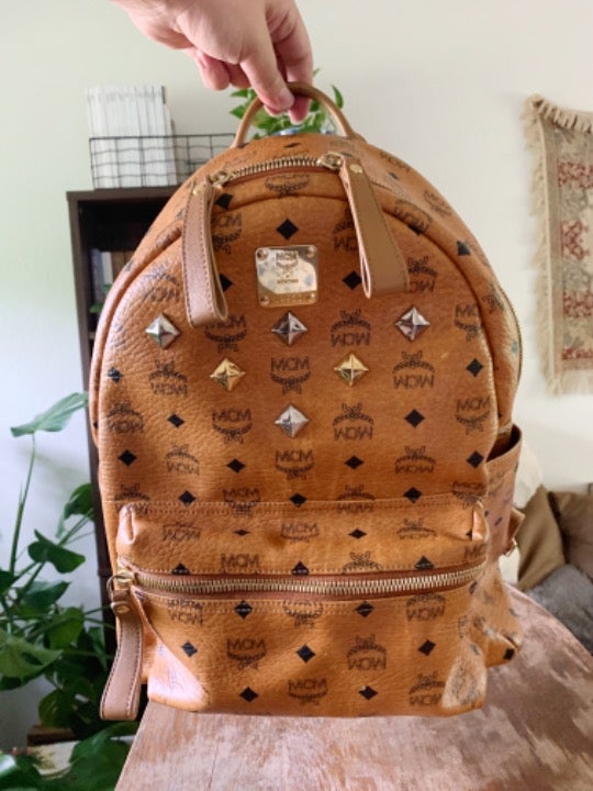 MCM Leather Backpack