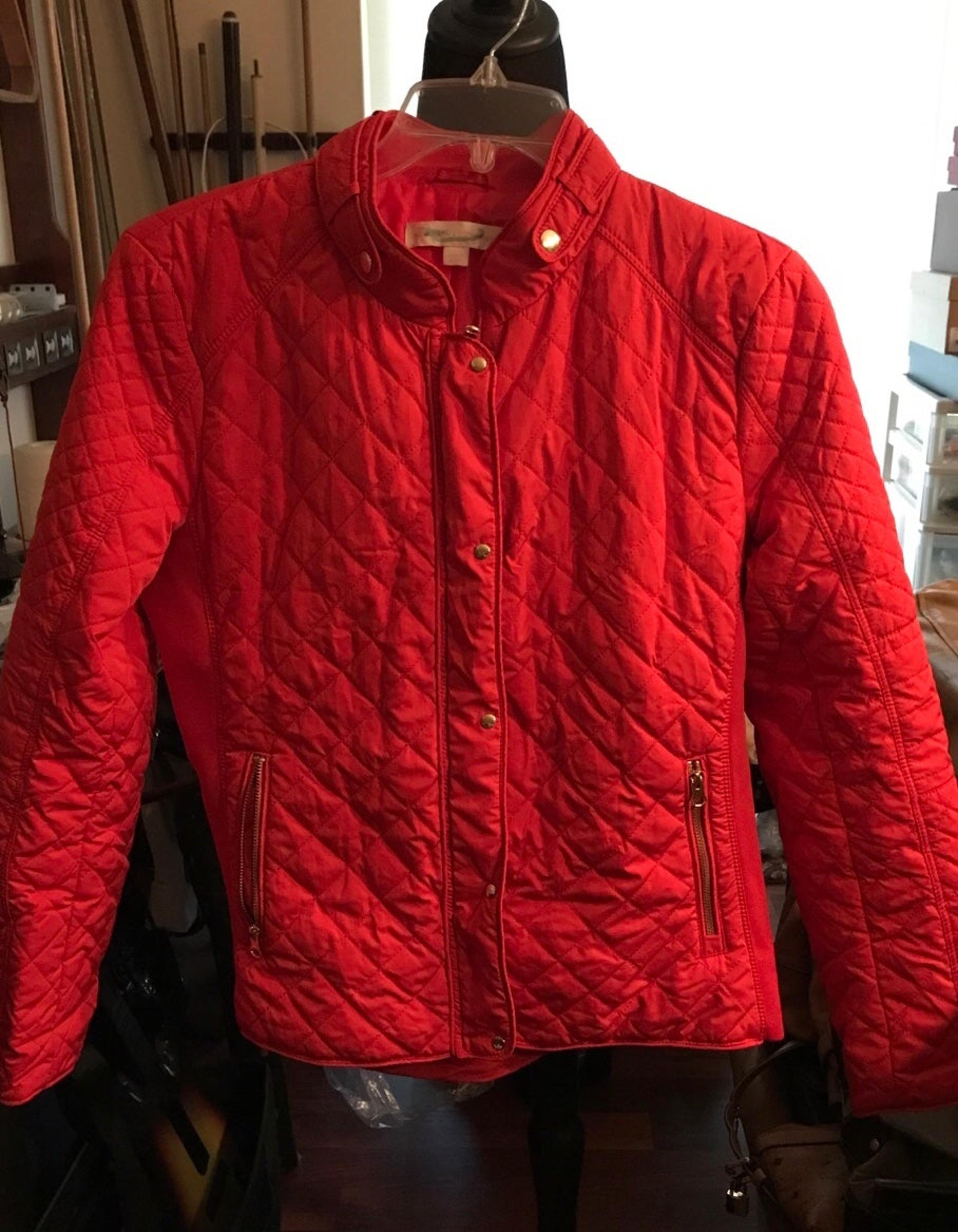 New York and Company New Red winter jacket, size Large