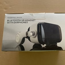 Sharper Image Blue Tooth VR Headset with Headphones