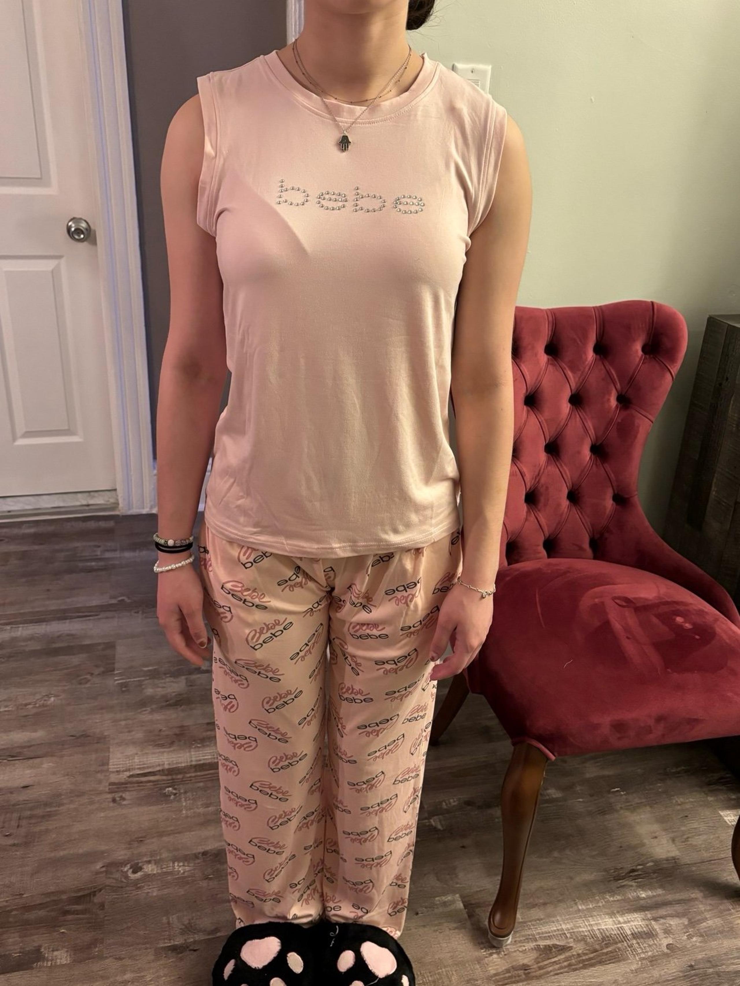 New bebe Women's Pajama Sets with Sleeveless Top and Pajama Pants /  Size: S, L