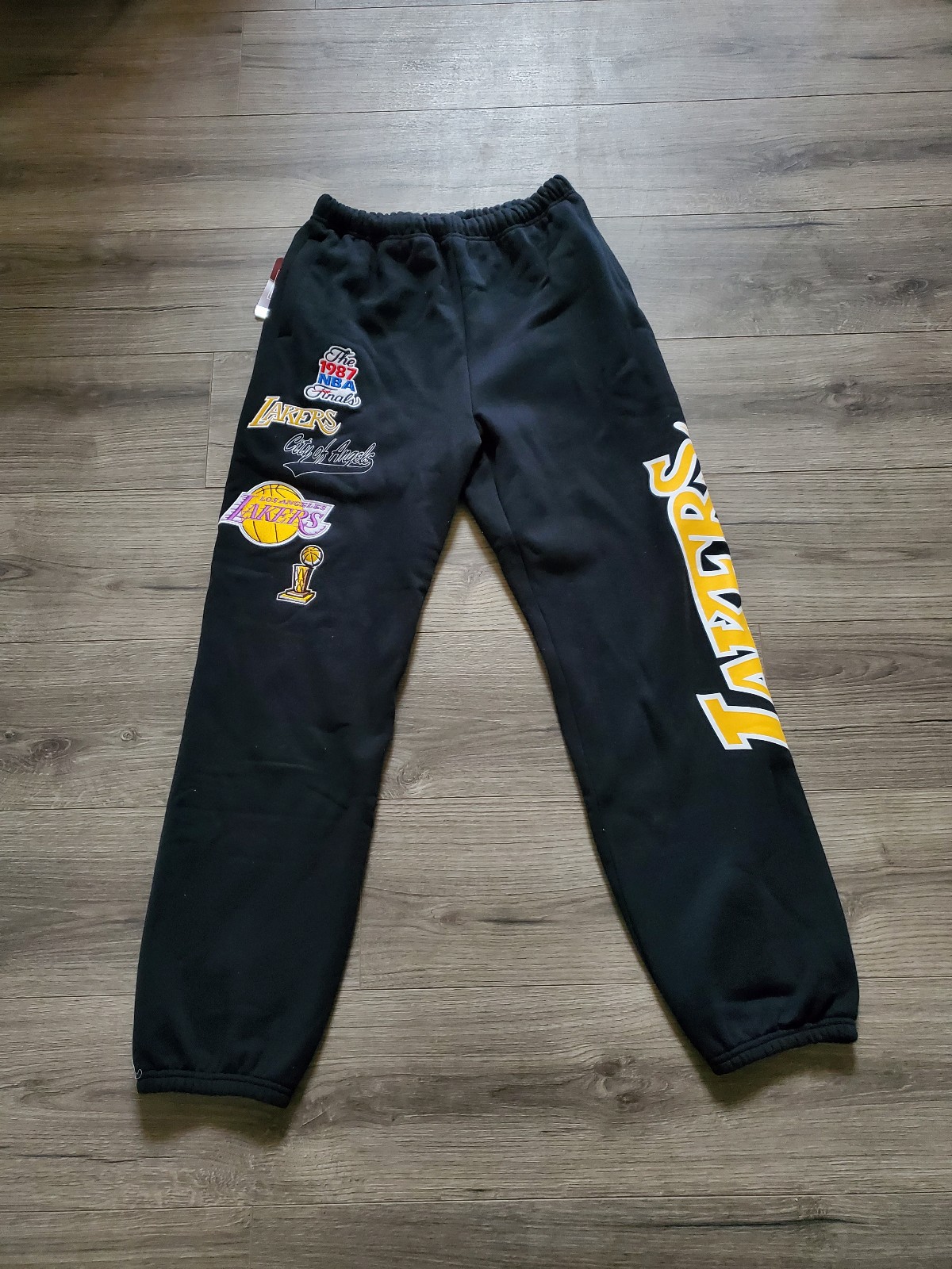 Mitchell & Ness Los Angeles Lakers Champ City Joggers Mens Size Large
