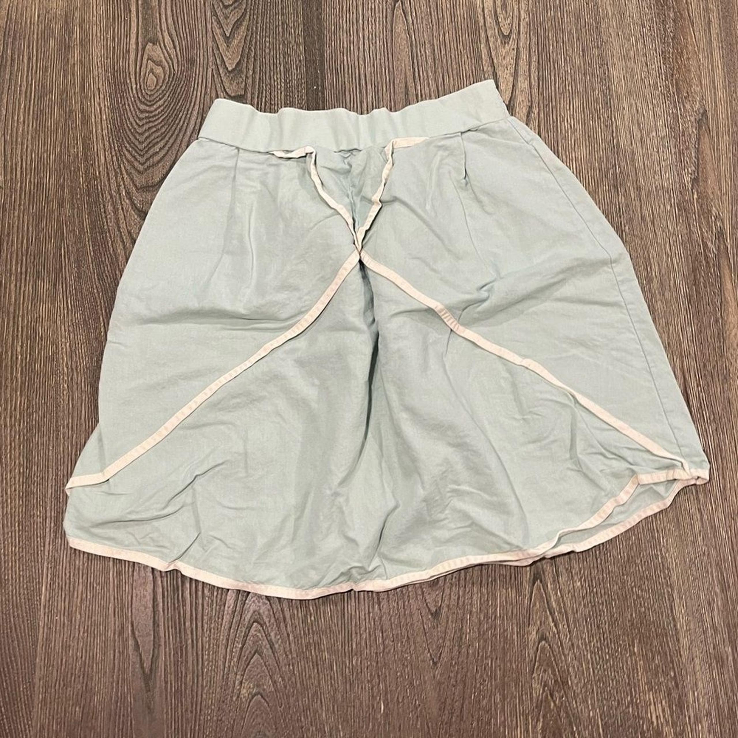 Matilda Jane Serendipity Sweet Tea Skirt A-Line Linen Blend Mint Green Size M