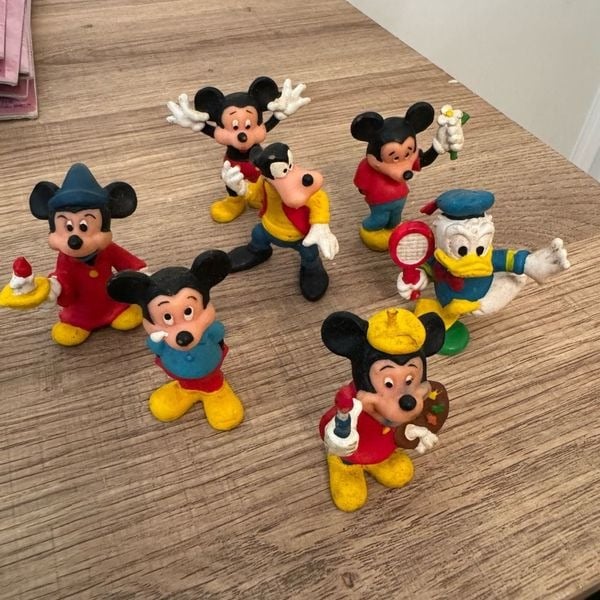 Vintage Walt Disney World Productions Tokyo Disney Figurine Lot Mickey