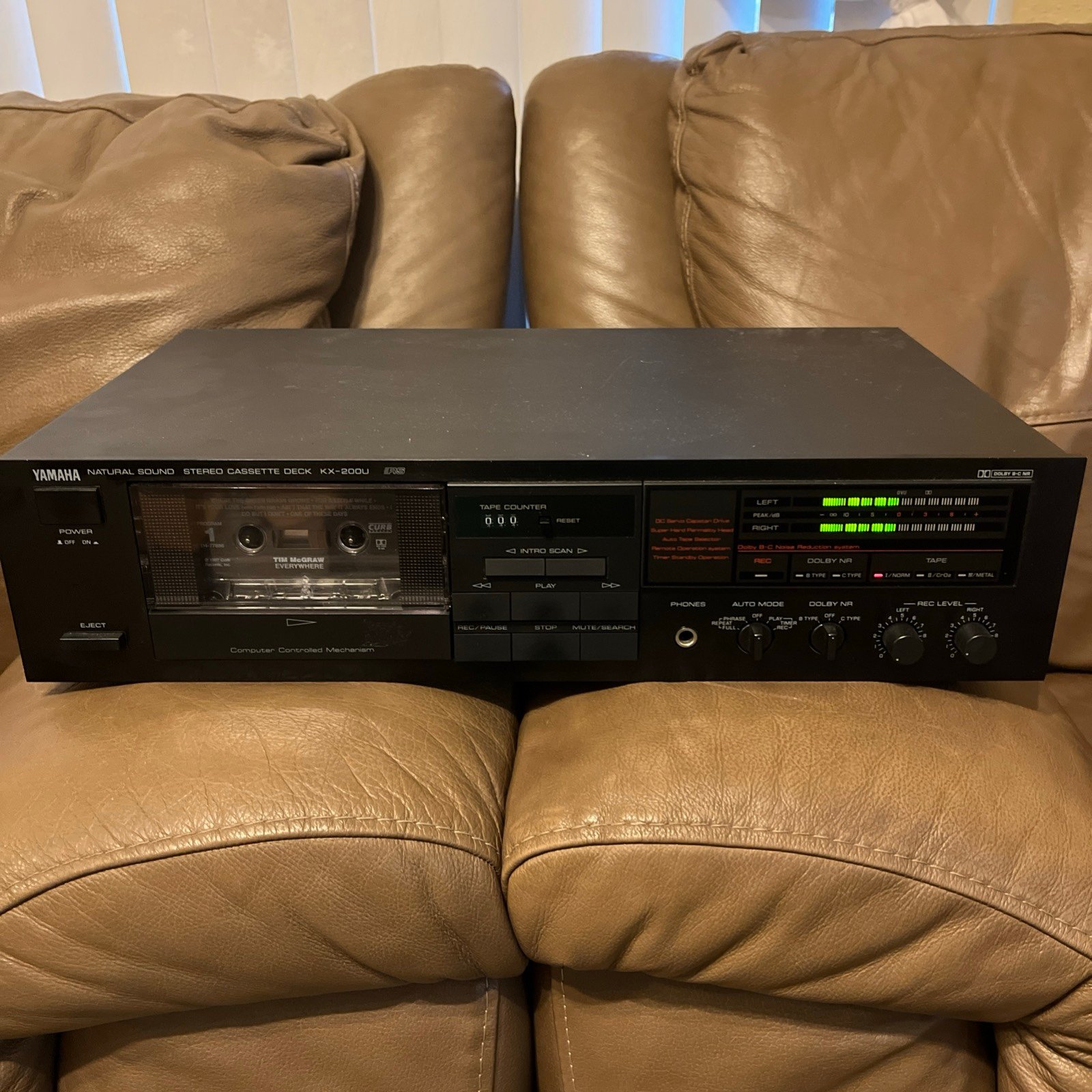 Yamaha KX-200U Cassette Deck Tape Recorder Player HiFi Stereo Vintage Home Audio