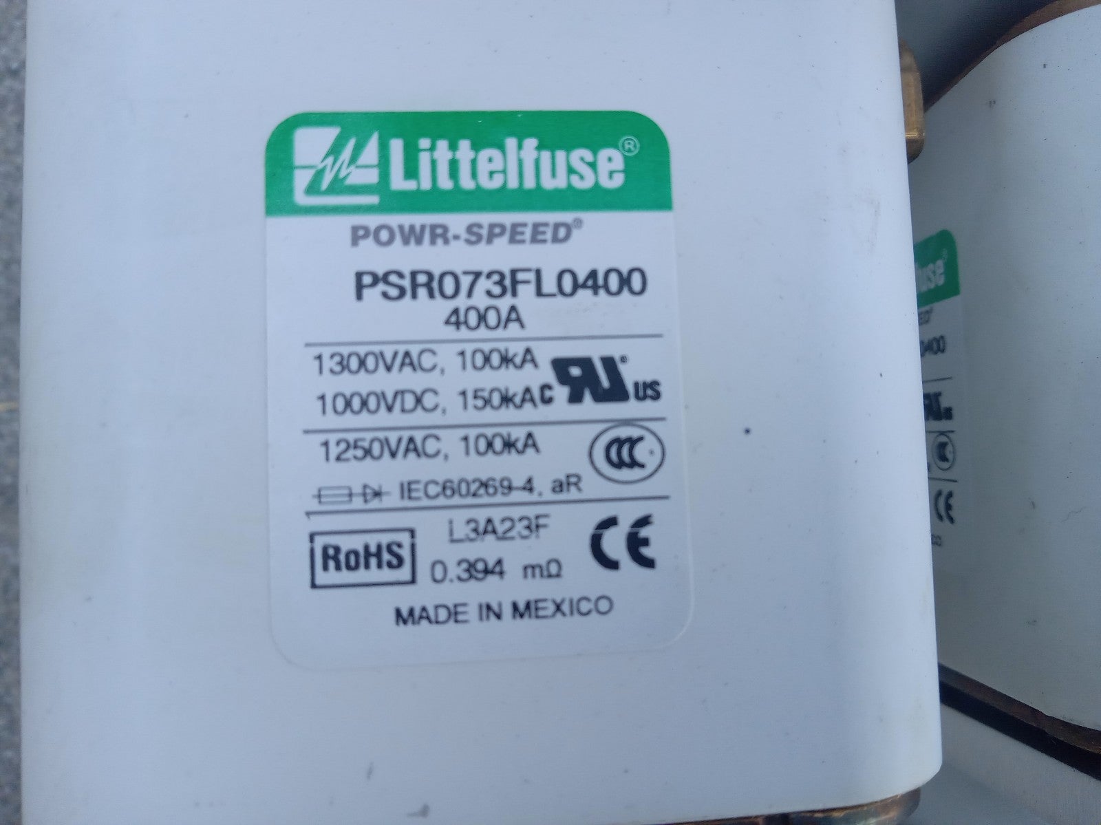 LITTLEFUSE 400AMP FUSE