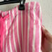 Juicy Couture Pink Stripe Love from Juicy Capri Pants Size Medium