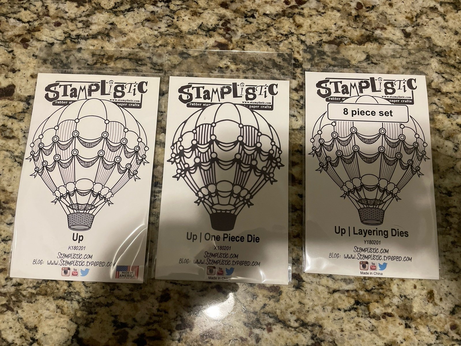 Stamplistic UP 3 piece set