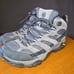 Merrell Mens Size 10 Moab Granite Black Hiking Boots J06056