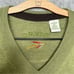 Orvis Men's Merino Wool V-Neck Long Sleeve Pullover Green Sweater- Sz L