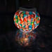 Color Changing Solar Powered Glass Mosaic Ball Led Garden Lights, Rechargeable