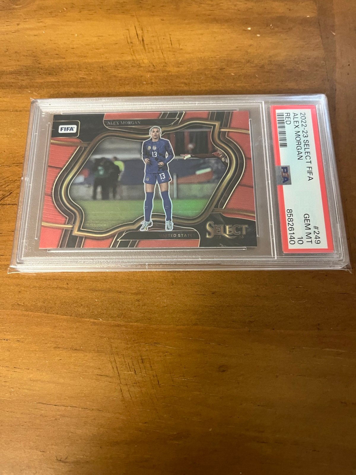 Alex morgan 2022-23 red select psa 10