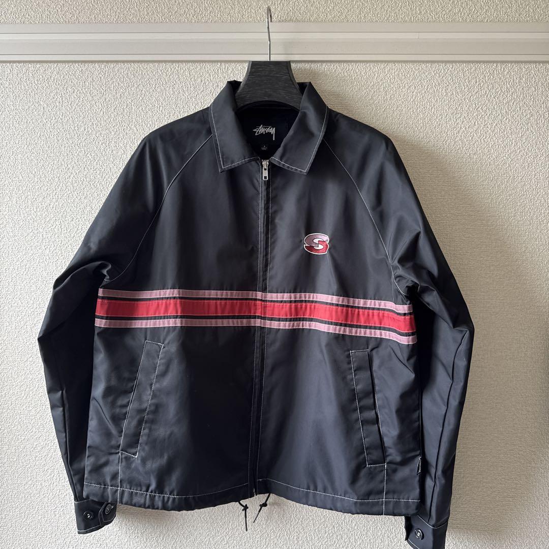 Stussy Striped Nylon Jacket Size S
